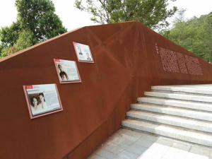 武威耐候钢挡土墙